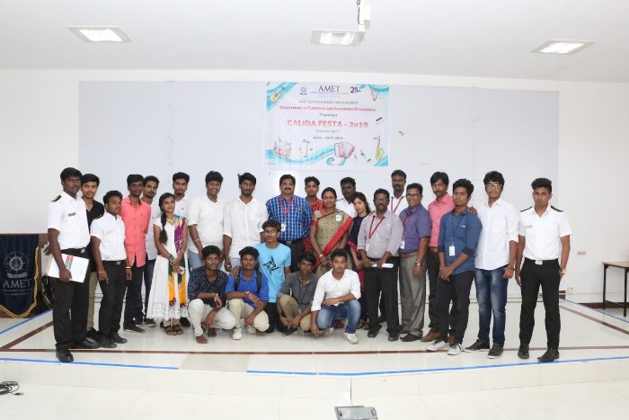 Dept. of Electrical and Electronics Engineering organized Calida Festa 2K19 (Cultural Meet) on 25 Jan 2019 at Shri Janakiraman Auditorium