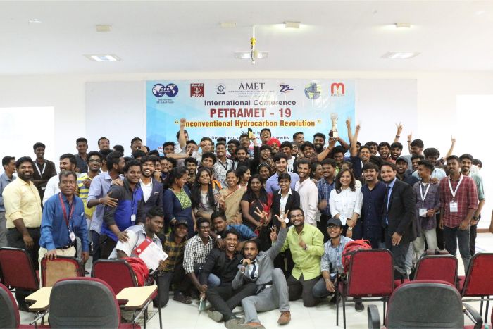 Department of Petroleum Engineering organized an International Conference on Unconventional Hydrocarbon Revolution - PETRAMET-19 held at Shri Janakiraman Auditorium, on 21 - 23 Mar 2019
