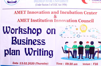 Workshop on Business Plan Writing, on 13 Feb 2020