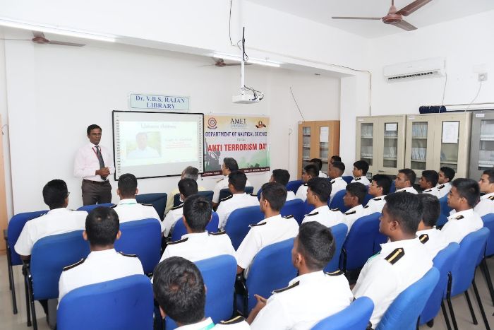 Anti Terrorism Day, organized by Dept. of Nautical Science, on 20 May 2022