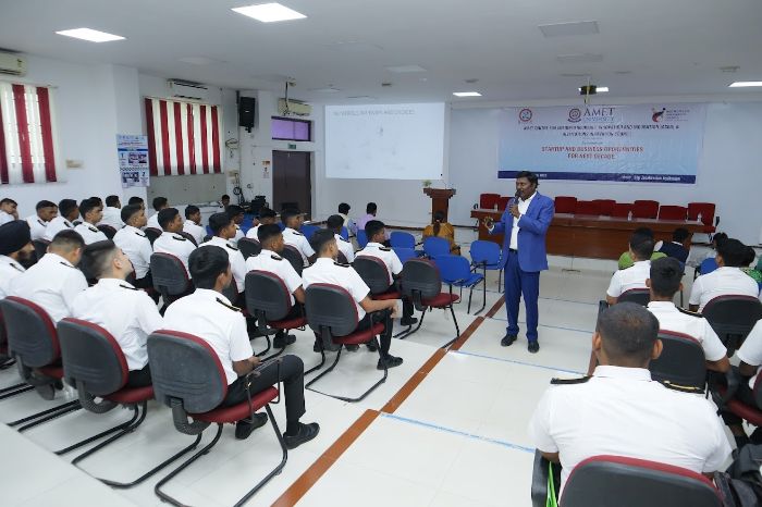 AMET Centre for Entrepreneurship, Innovation and Incubation (ACEII) & Institutions Innovation Council, jointly organized a seminar on Startup and Business Opportunities for Next Decade, on 18 Jul 2023