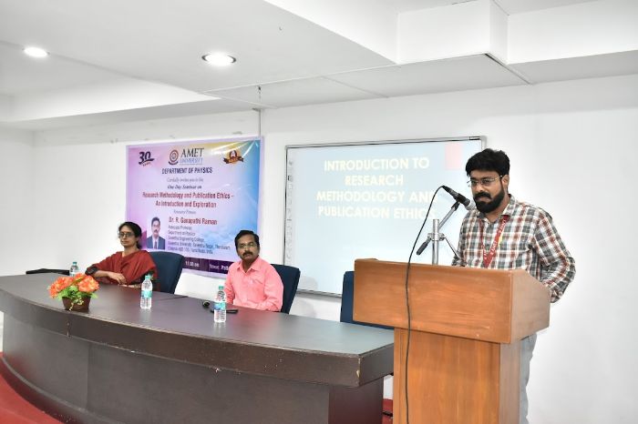 One-day Seminar on Research Methodology and Publication Ethics - An Introduction and Exploration, organized by Department of Physics, on 09 Sep 2023